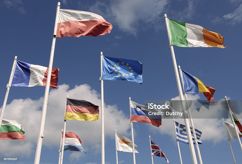 유럽 연합 포석 - 로열티 프리 유럽 스톡 사진