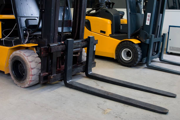 forklift stock photo