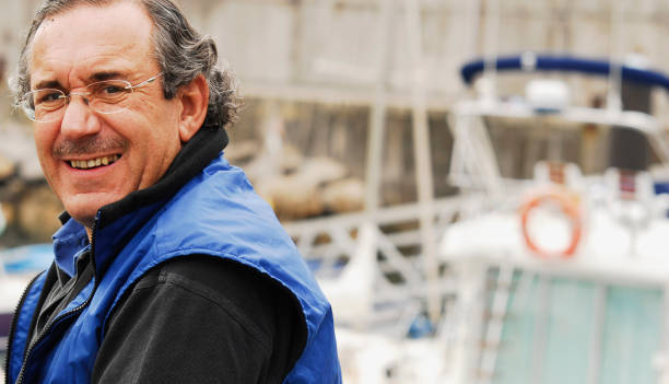 istock Fisherman after landing the catch 157293391