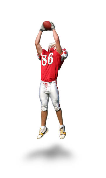 istock Football Catch with Clipping Path 157293483