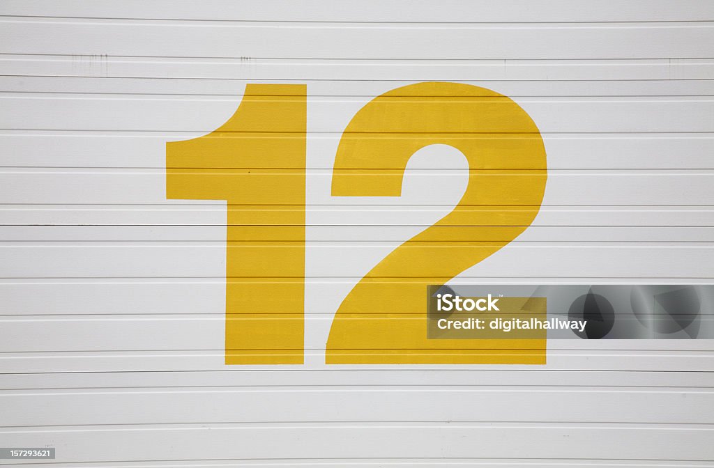 Number Twelve Number 12 Stock Photo