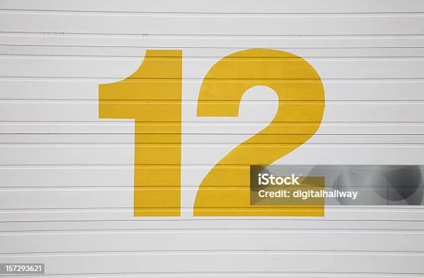 Number Twelve Stock Photo - Download Image Now - Number 12, Number, Color Image