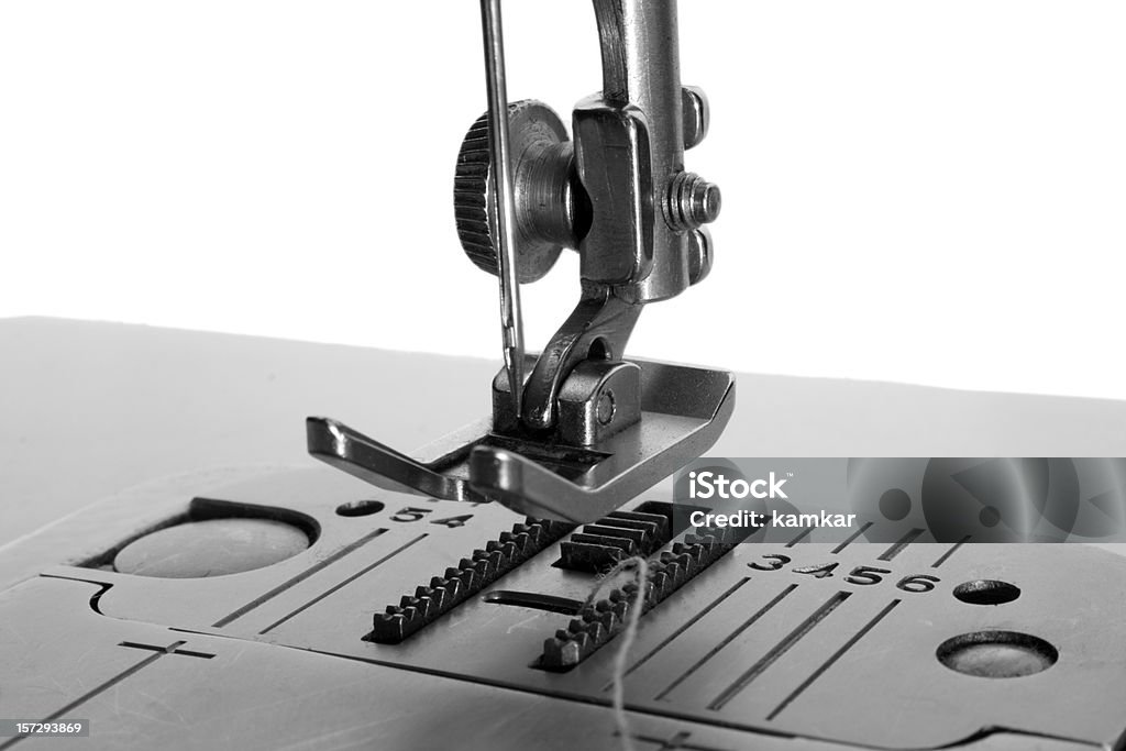 sewing machine monochrome  Sewing Machine Stock Photo