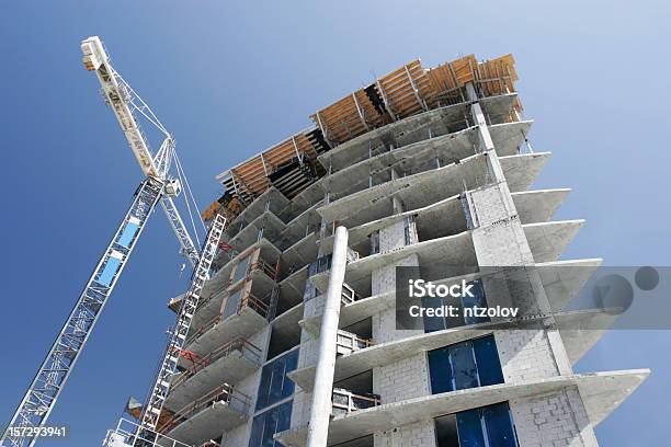 Foto de Altos De Construção e mais fotos de stock de Flórida - EUA - Flórida - EUA, Guindaste - Maquinaria de Construção, Apartamento