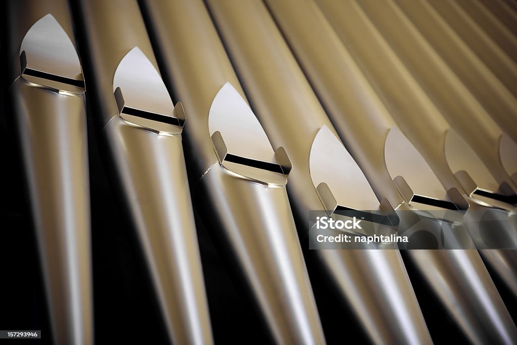 Organ pipes detail - Lizenzfrei Orgel Stock-Foto