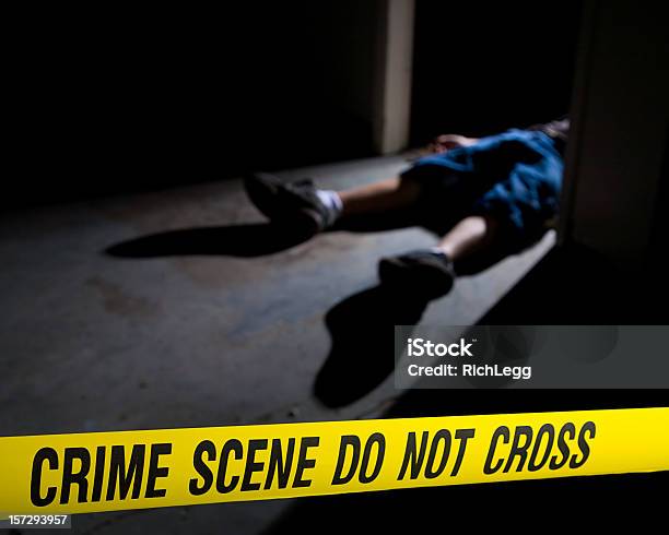 Crime Scene Stock Photo - Download Image Now - Aggression, Barricade Tape, Color Image