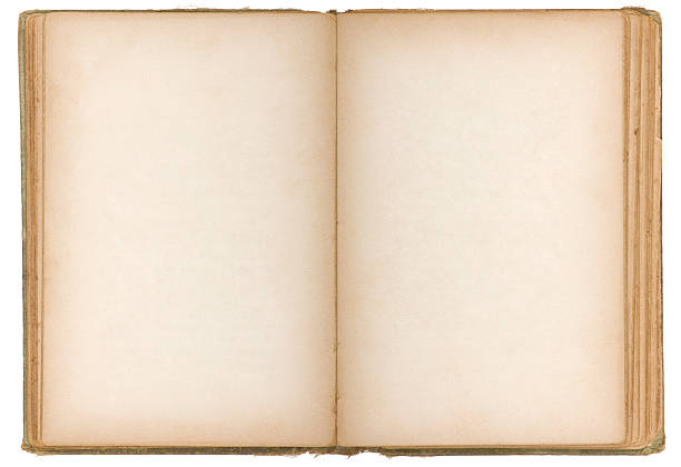 istock Old Book Showing Two Blank Pages  XXL 157294056