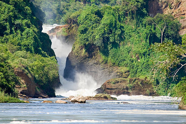 Murchison Falls, Uganda stock photo