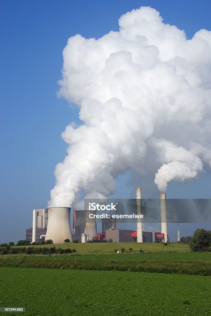 Electricity power station  Air Pollution Stock Photo