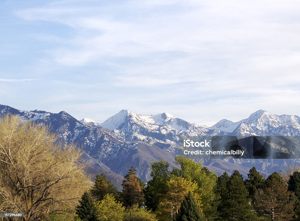 Montañas de Wasatch por día - Foto de stock de Park City - Utah libre de derechos