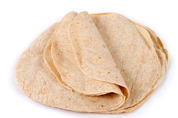 lote de conjunto de trigo tortillas mexicana - whole wheat flour imagens e fotografias de stock