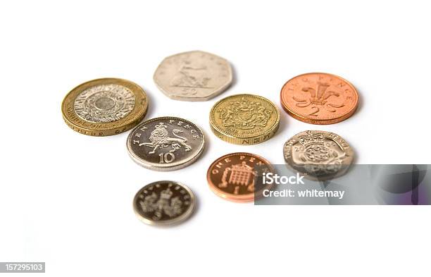 Monedas Del Sector Foto de stock y más banco de imágenes de Dinero - Dinero, Variación, Brillante