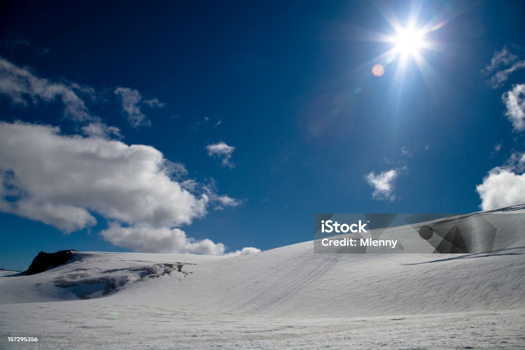 Glacier Peak Светорассеяние в объективе - Стоковые фото Без людей роялти-фри