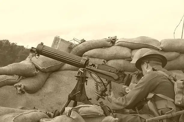Photo of WWI Trench Sepia