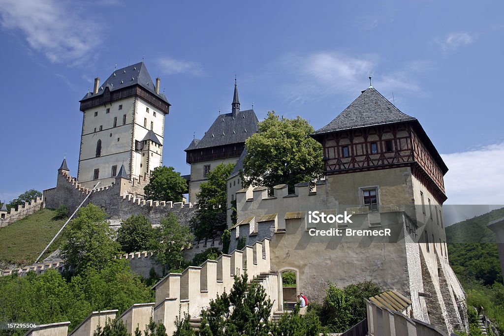 Castelo Karlstejn - Foto de stock de Castelo royalty-free