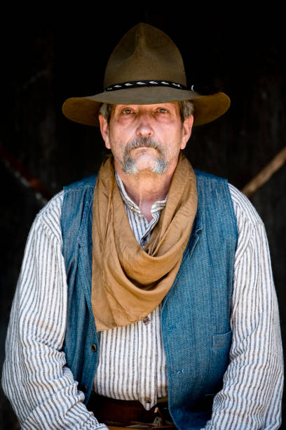 istock Portrait of cowboy 157295516