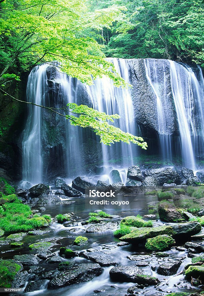 Cascata giapponese - Foto stock royalty-free di Acqua