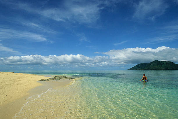 fantasia ilha - melanesia - fotografias e filmes do acervo