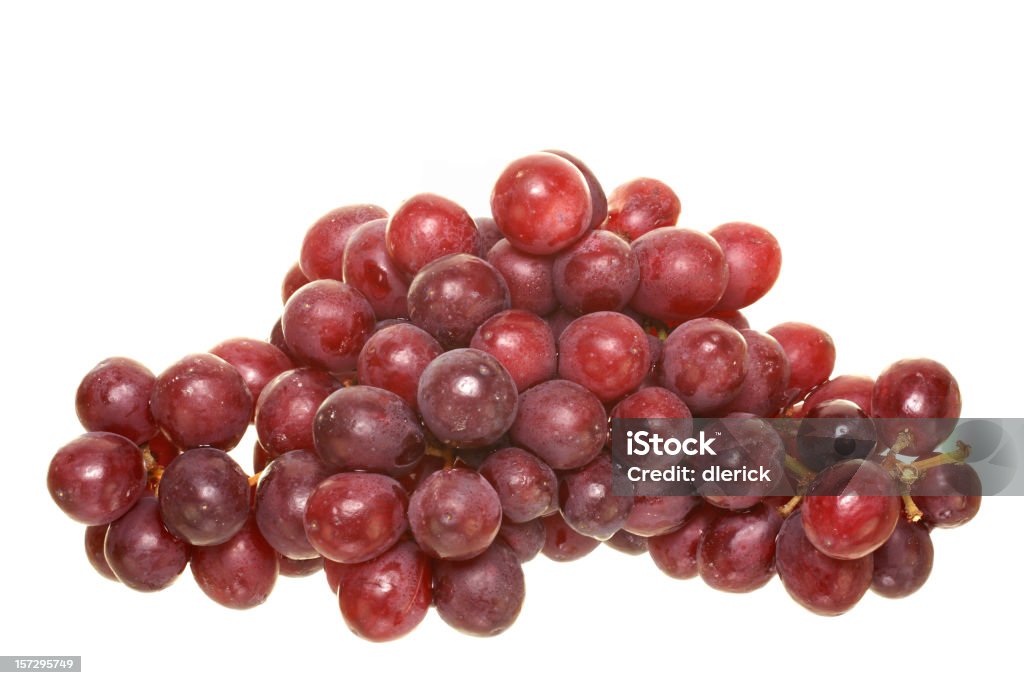 Rojo, uvas, pila - Foto de stock de Alimento libre de derechos