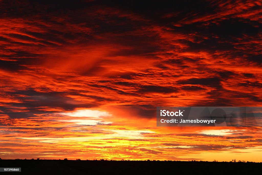 Pôr-do-sol - Royalty-free Deserto australiano Foto de stock