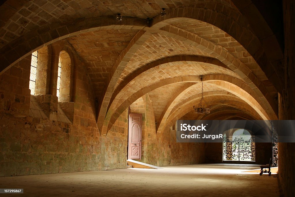 Fontfroide Abbey, United Kingdom  Abbey - Monastery Stock Photo
