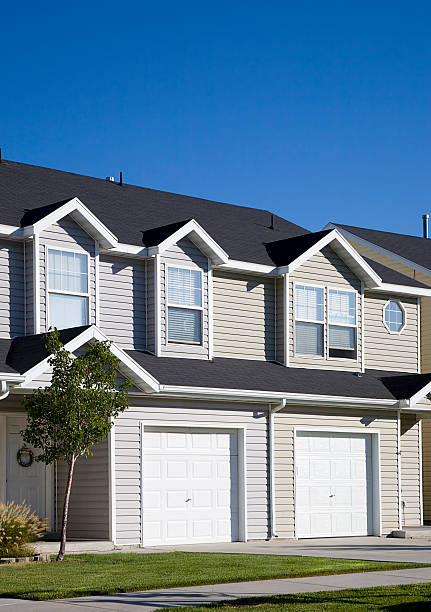 istock Townhouses and Blue Sky 157296087