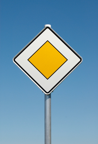 German road sign: roadworks