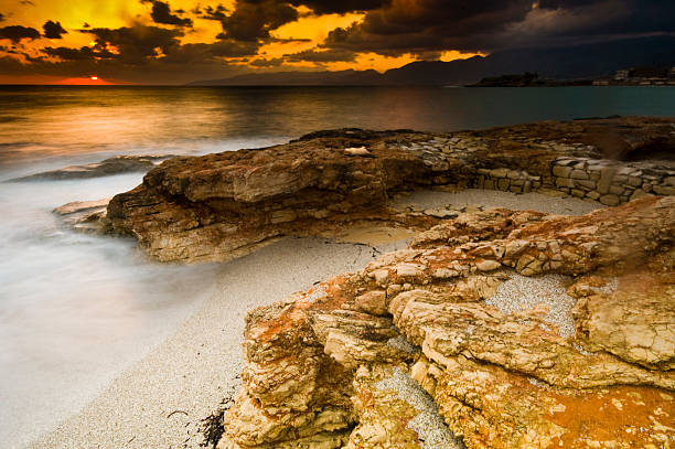 istock Sea at sunset in crete, greece 157300165