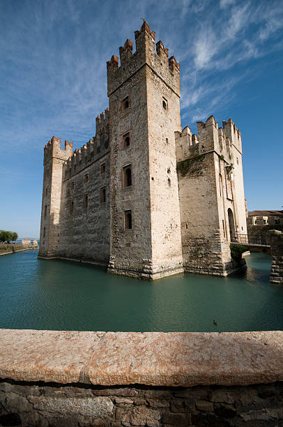 istock castle at Sirmione, Garda. Italy 157300251