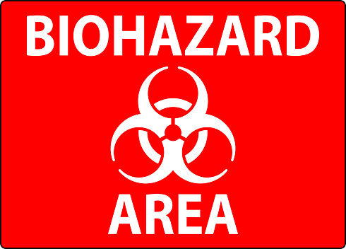 Tanda Biohazard Area Biohazard Ilustrasi Stok - Unduh Gambar Sekarang