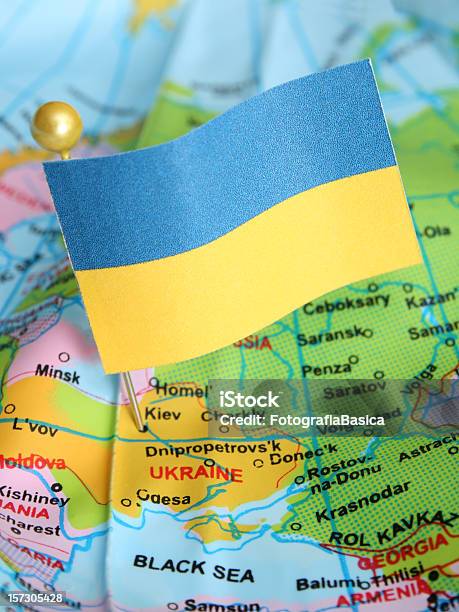 Ukraine Stock Photo - Download Image Now - Ukraine, Map, Geographical Border