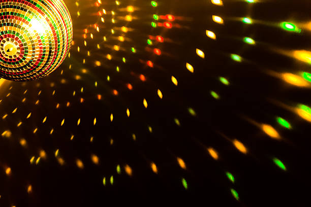 Disco lights background stock photo