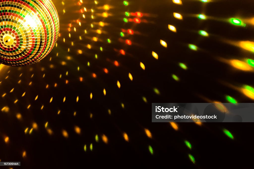 Luzes de discoteca fundo - Foto de stock de Globo Espelhado royalty-free