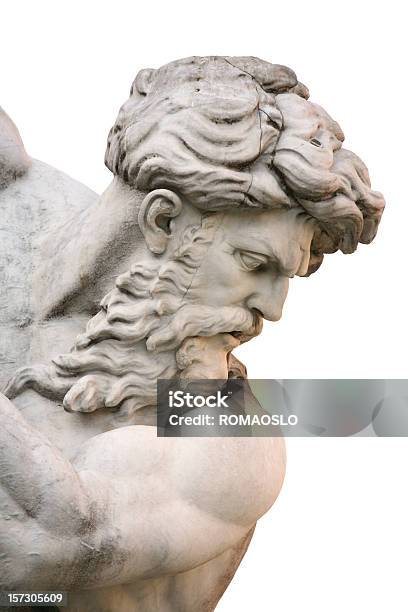 파운턴 의 해왕성 In 나보나 광장 로마 이탈리아 조각상에 대한 스톡 사진 및 기타 이미지 - 조각상, 로마 양식, 신