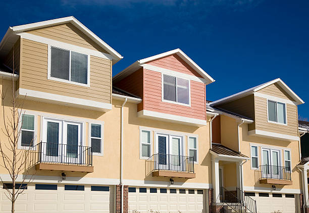 istock Townhouses and Blue Sky 157305700