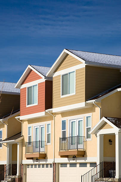 istock Townhouses and Blue Sky 157305771