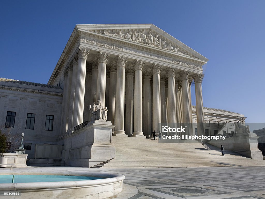 Supremo tribunal dos Estados Unidos, Washington DC - Foto de stock de Arquitetura royalty-free