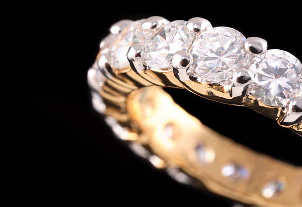 다이아몬드 이터니티 링형 - ring jewelry diamond luxury 뉴스 사진 이미지