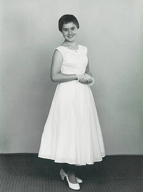 Girl dressed up stock photo