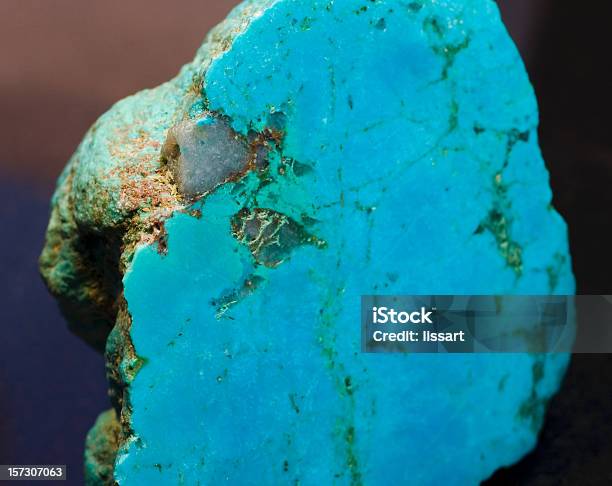 Rocas Y Minerales Turquesa Foto de stock y más banco de imágenes de Azul - Azul, Belleza de la naturaleza, Brillante