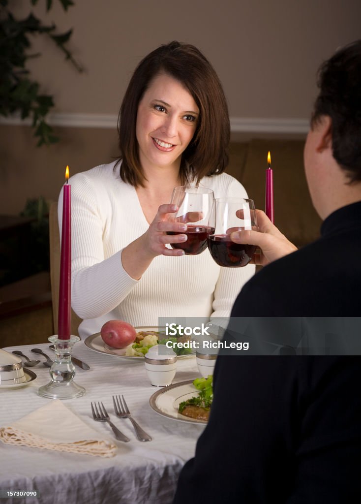 Cena para dos - Foto de stock de Interior de la casa libre de derechos