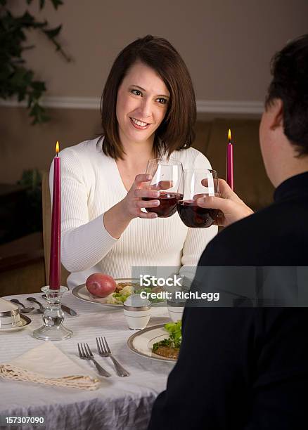 Photo libre de droit de Dîner Pour Deux banque d'images et plus d'images libres de droit de Intérieur de maison - Intérieur de maison, Une table pour deux, Adulte