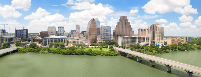 Aerial View of San Antonio, Texas during Summer