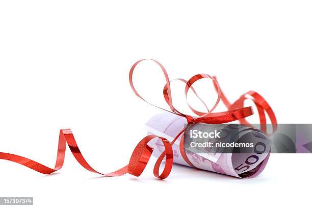 Geld Geschenk Stockfoto und mehr Bilder von Geschenk - Geschenk, Währung, 500