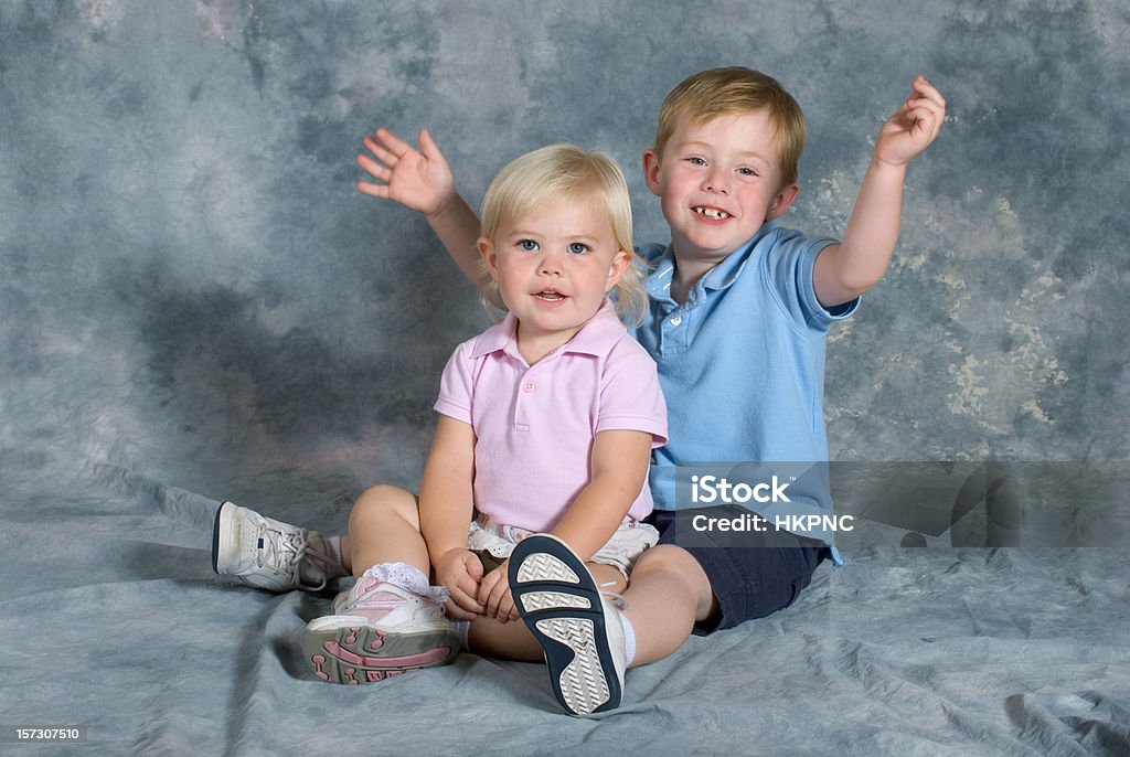 Frère et Soeur Portrait séance - Photo de Album de fin d'année libre de droits