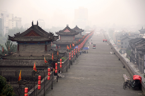 The fortifications of Xi'an, an ancient capital of China, represent one of the oldest and best preserved Chinese city walls. 