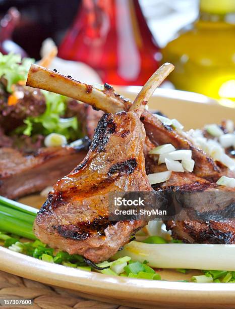 Lamb Chops Stock Photo - Download Image Now - Color Image, Dinner, Food