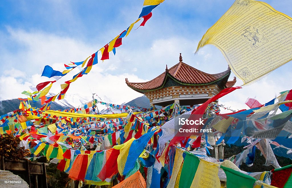 Bandera de oración - Foto de stock de Bandera libre de derechos