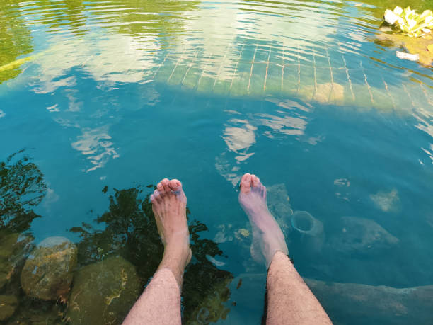 istock Feet in a pool full of water 1573076855