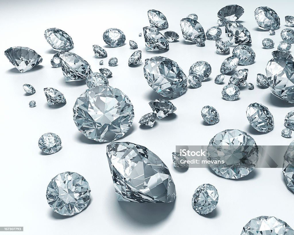 Diamantes - Foto de stock de Azul royalty-free